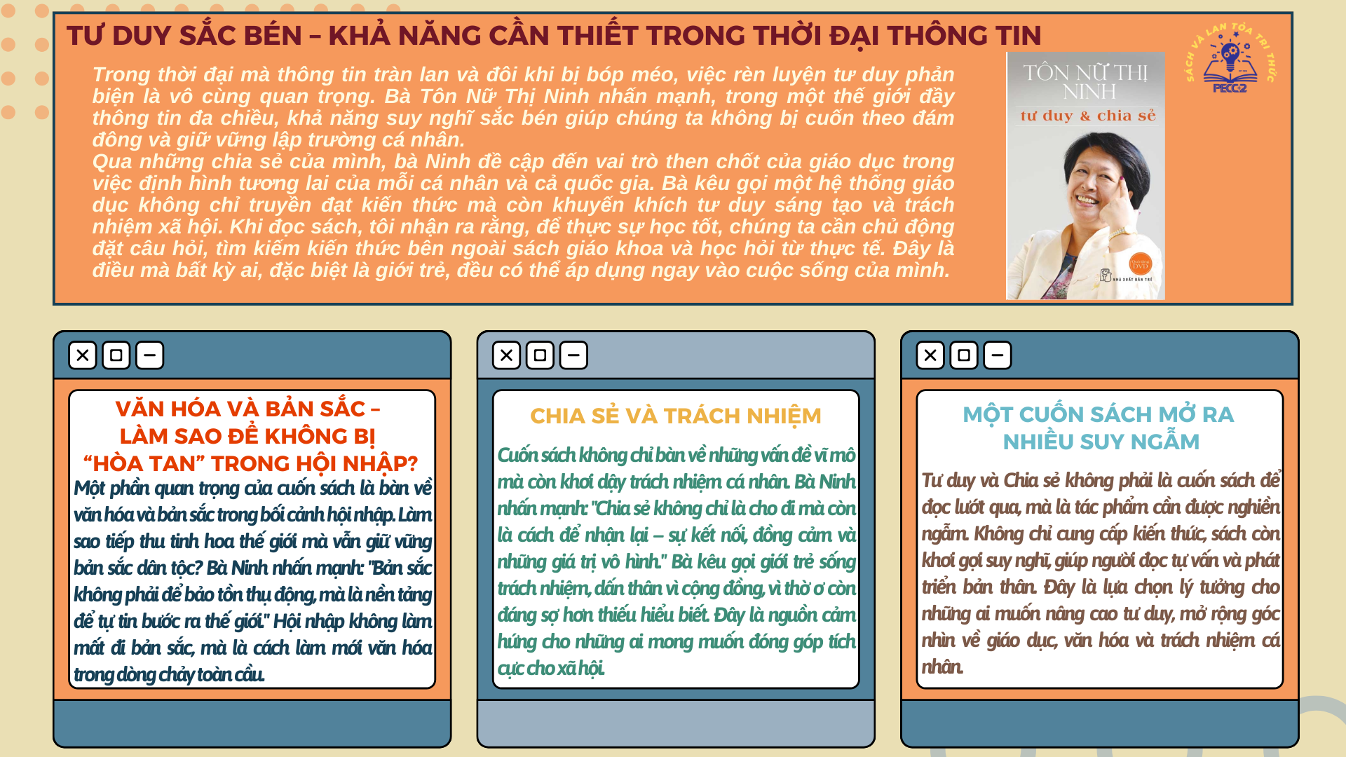 Giới thiệu sách: Tư duy và Chia sẻ