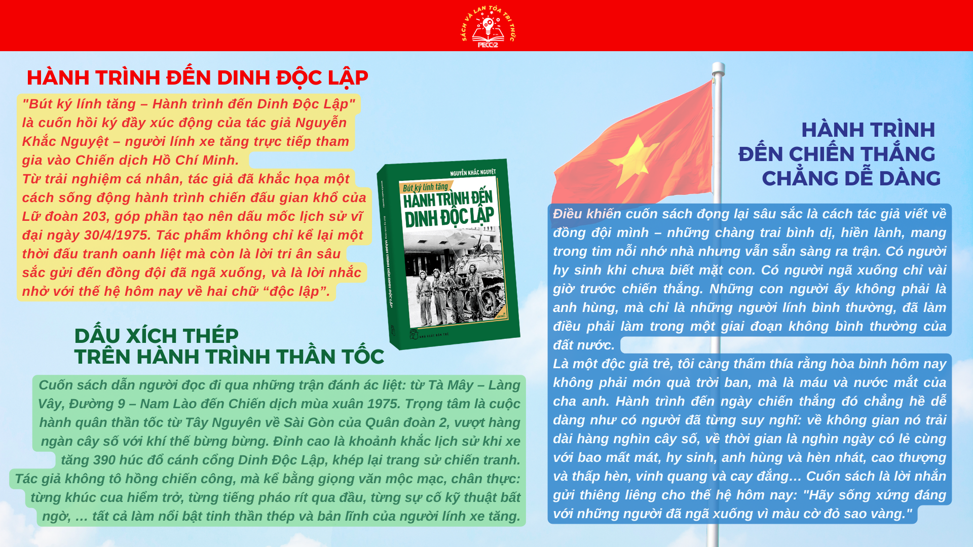 Giới thiệu sách: Bút ký lính tăng - Hành trình đến Dinh Độc Lập